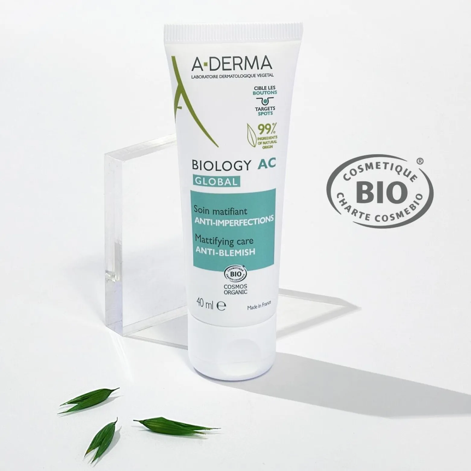 A-Derma Biology AC Global Anti-Blemish Mattifying Care 40ml (1.35floz)