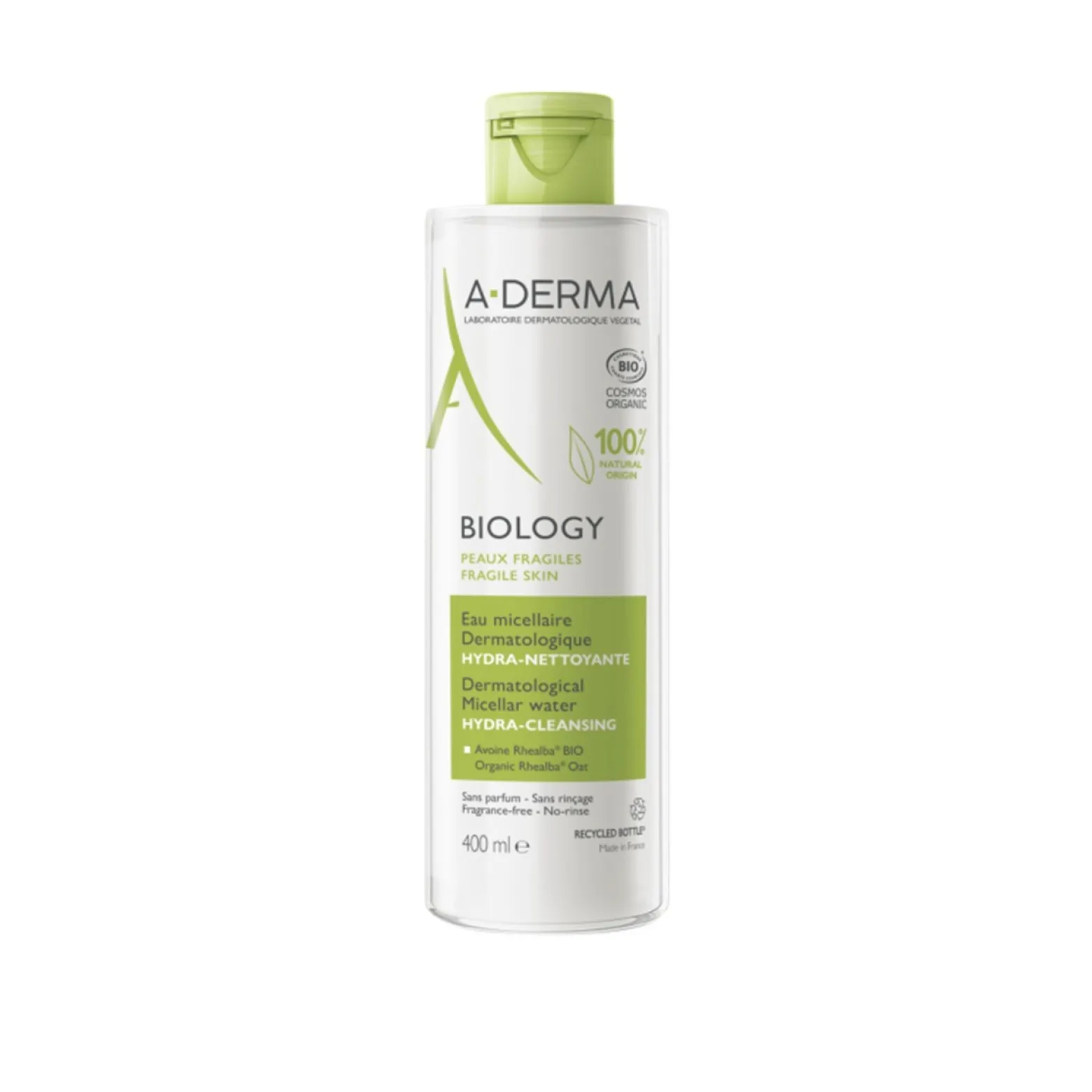 A-Derma Biology Micellar Water Hydra-Cleansing 400ml (13.53floz)