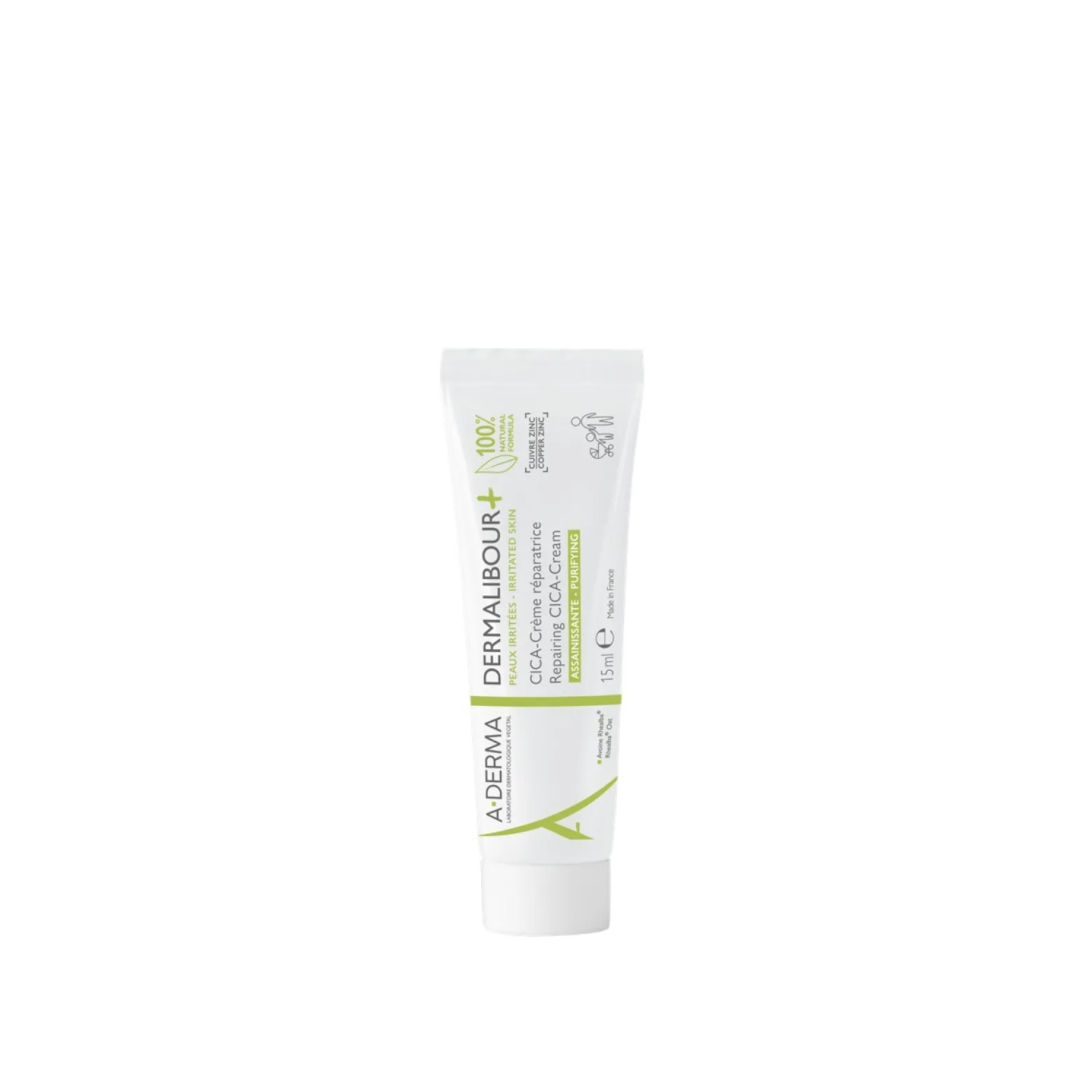 A-Derma Dermalibour+ Purifying Repairing CICA-Cream 15ml (0.51fl oz)