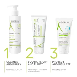 A-Derma Dermalibour+ Purifying Repairing CICA-Cream 100ml (3.38floz)