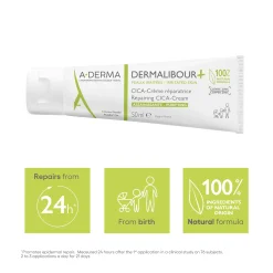 A-Derma Dermalibour+ Purifying Repairing CICA-Cream 100ml (3.38floz)