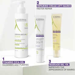 A-Derma Epitheliale Ultra Repair HA+ Anti-Marks Repairing Cream 100ml (3.38floz)