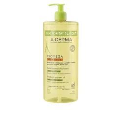 A-Derma Exomega Control Emollient Shower Oil 1L (33.8floz)