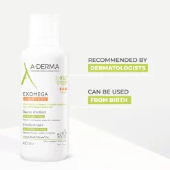 A-Derma Exomega Control Emollient Balm Atopic-Prone Skin 400ml (13.53floz)