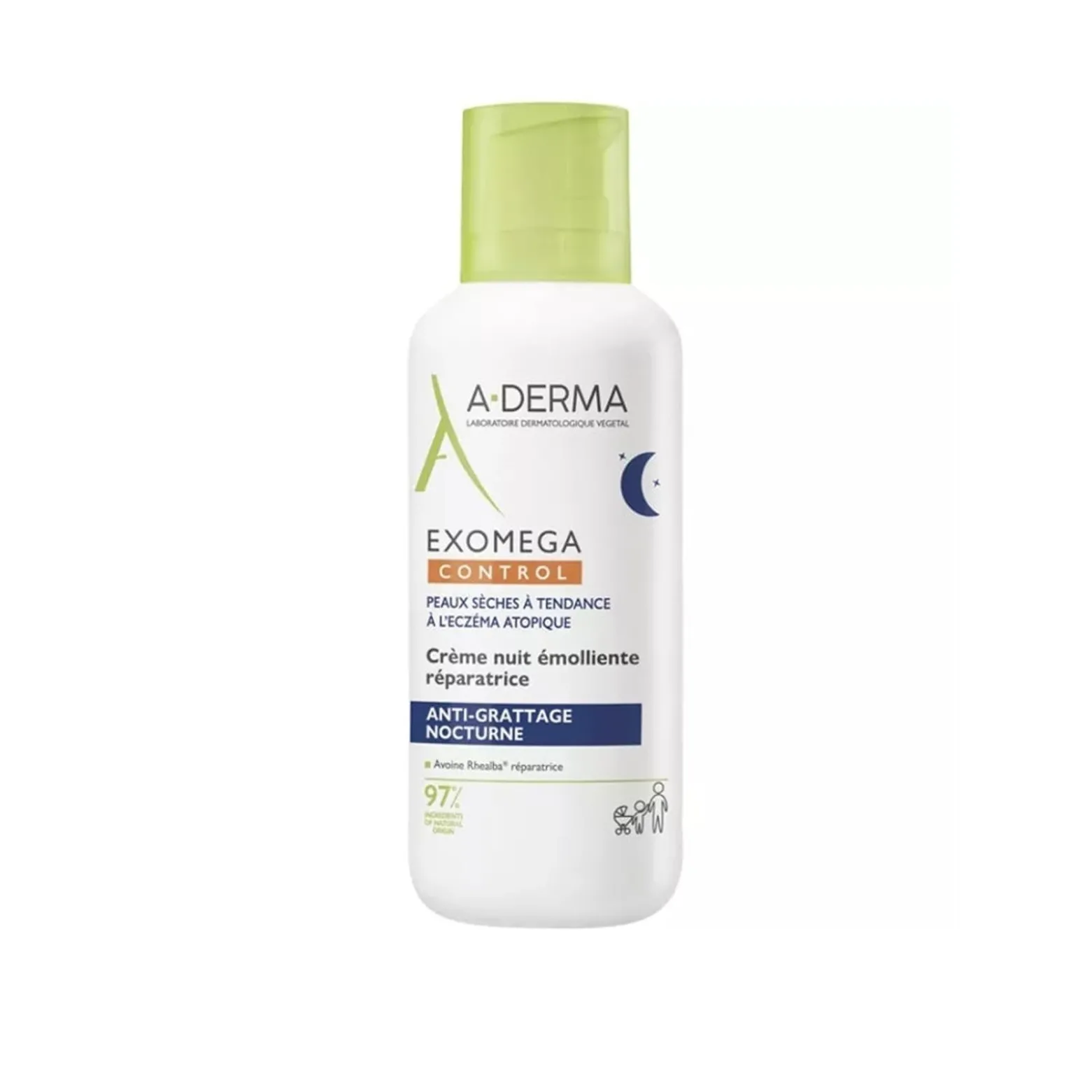 A-Derma Exomega Control Repairing Emollient Night Cream 400ml (13.53floz)