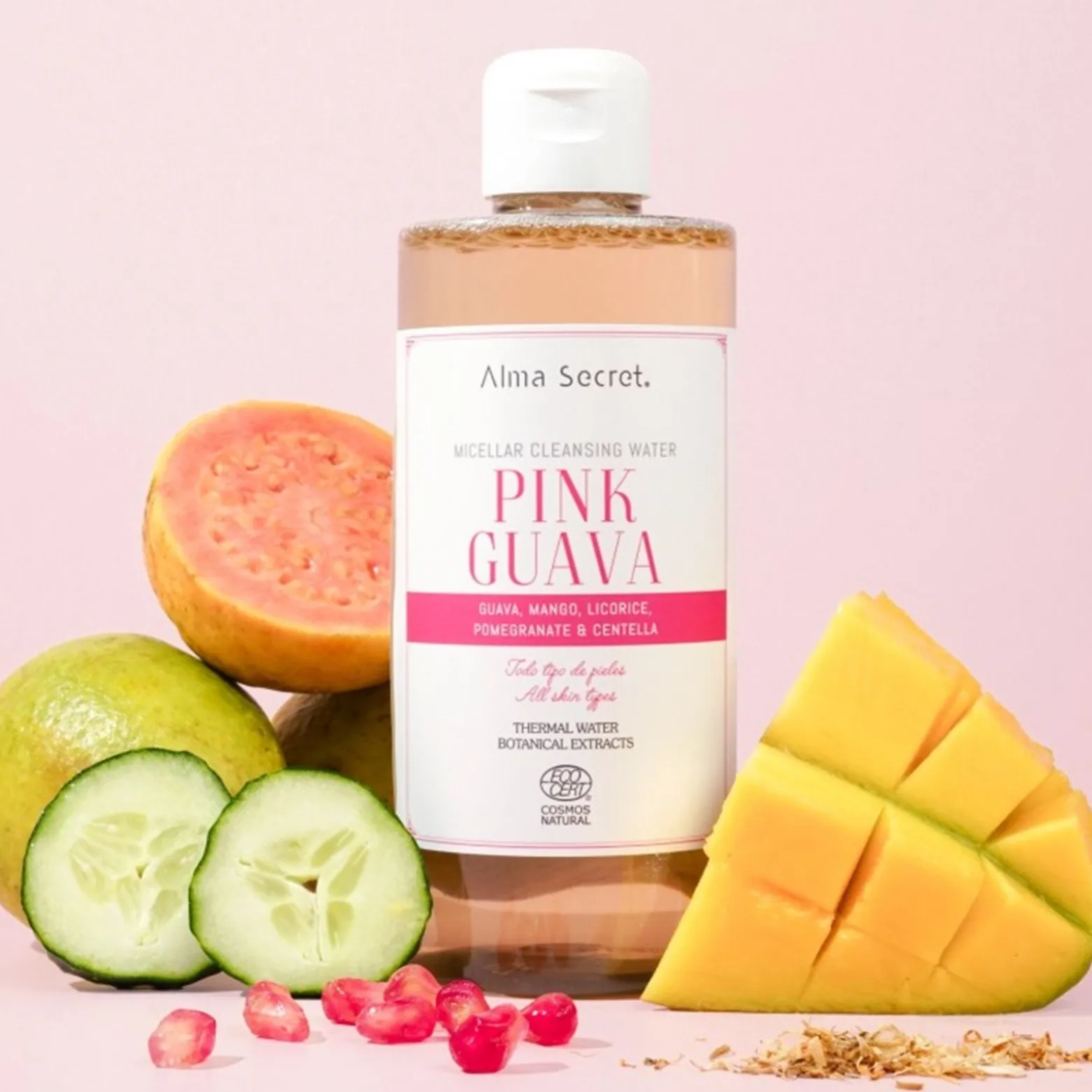 Alma Secret Pink Guava Micellar Cleansing Water 400ml (13.52floz)