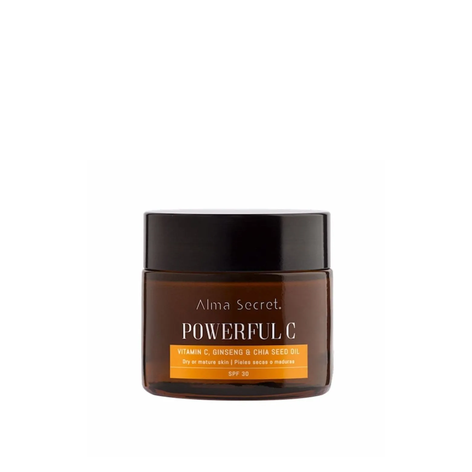 Alma Secret Powerful C Vitamin C, Ginseng & Chia Seed Oil Cream SPF30 50ml (1.7floz)