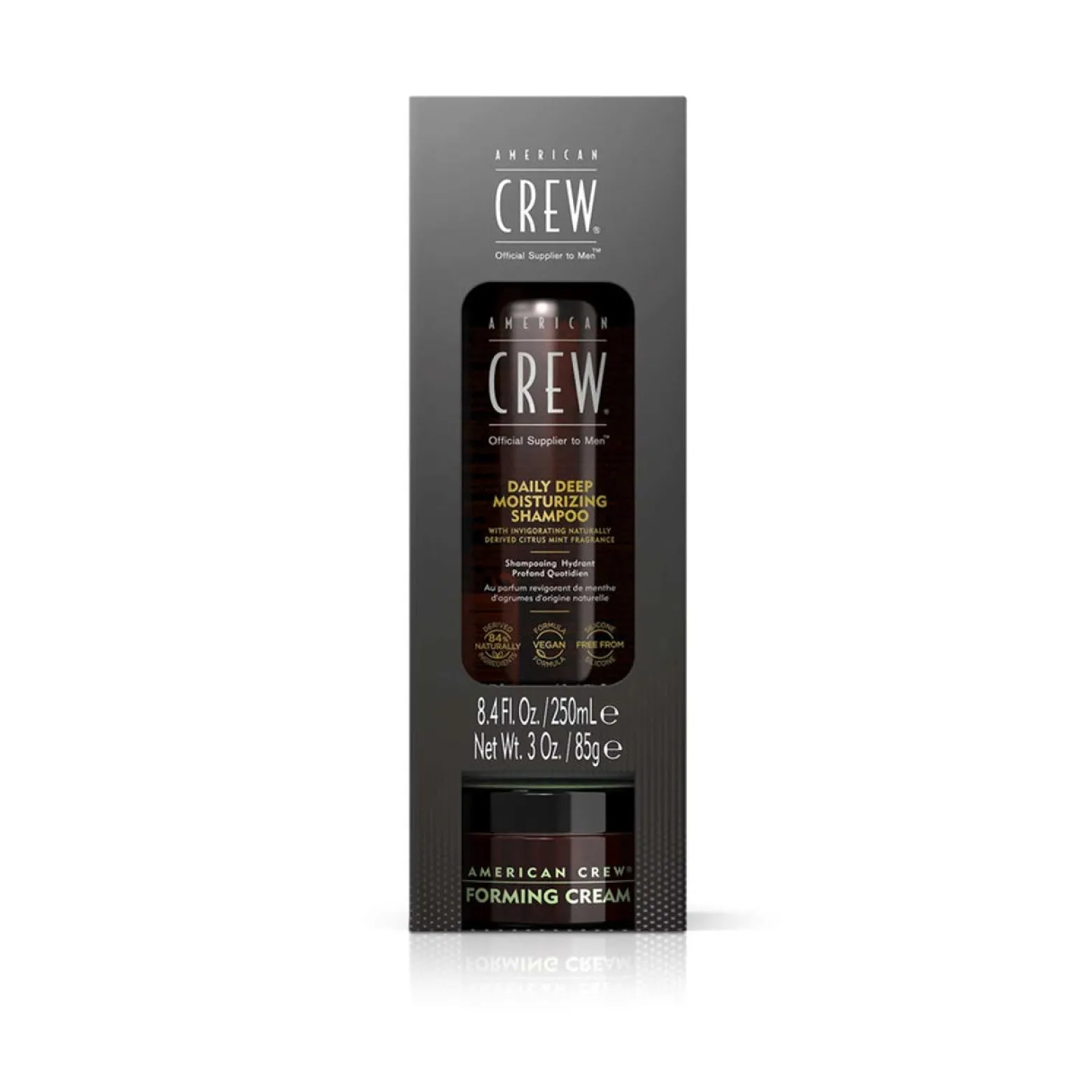 American Crew Forming Cream and Daily Deep Moisturizing Shampoo Set