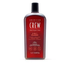 American Crew 3-In-1 Classic Shampoo, Conditioner and Body Wash 1L (33.8floz)