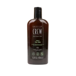 American Crew 3-In-1 Tea Tree Shampoo, Conditioner and Body Wash 450ml (15.2floz)