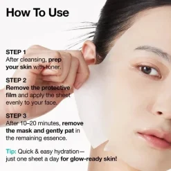 Anua PDRN Hyaluronic Acid Capsule 100 Serum Sheet Mask x1 (0.77floz)