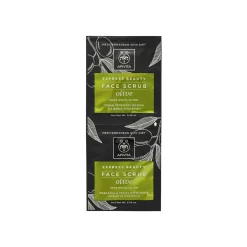 APIVITA Express Beauty Face Scrub Olive 2x8ml (2x0.27floz)