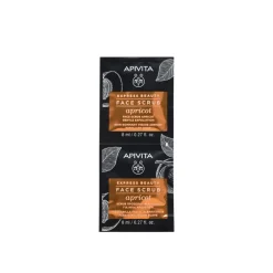 APIVITA Express Beauty Face Scrub Apricot 2x8ml (2x0.27floz)