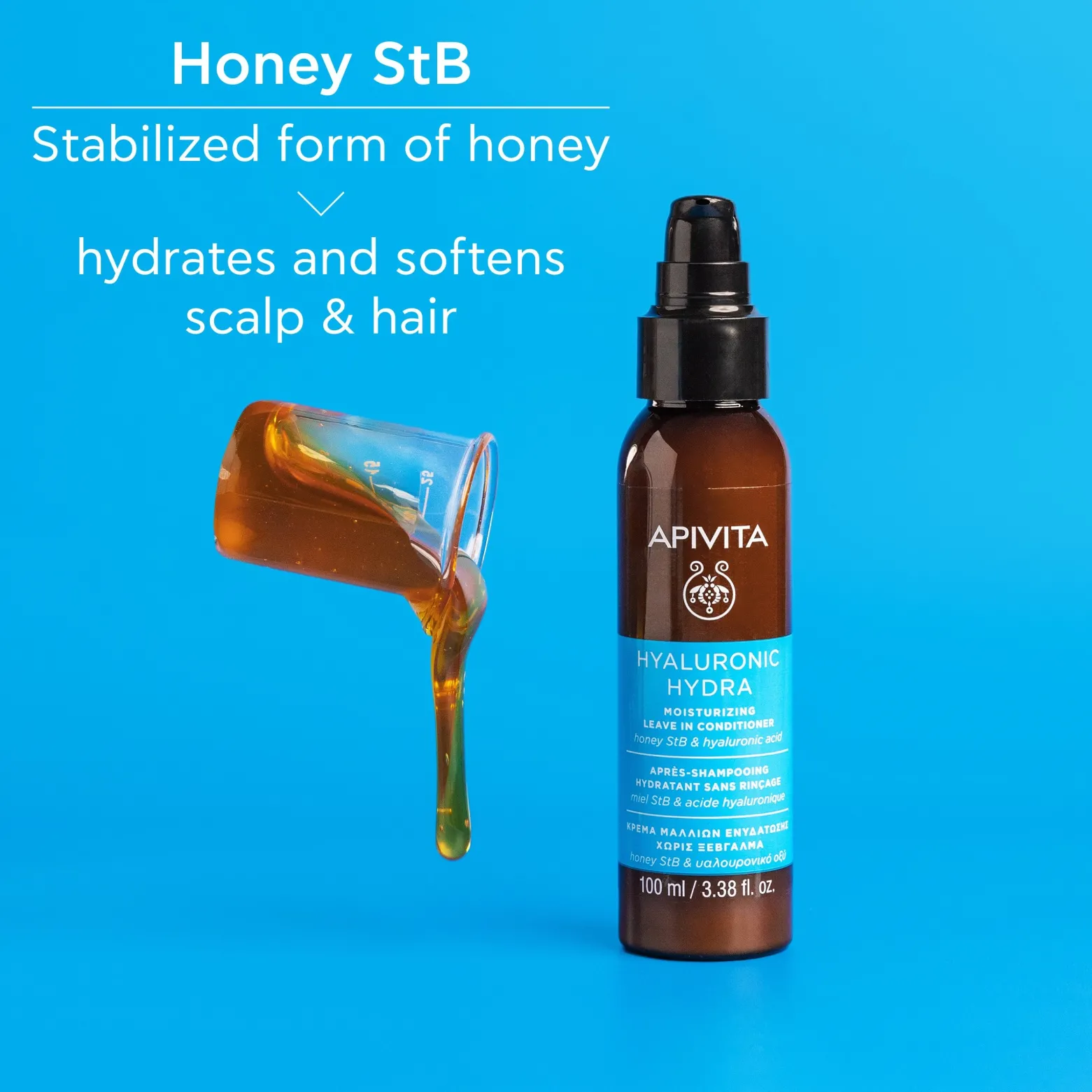 APIVITA Hyaluronic Hydra Moisturizing Leave-In Conditioner 100ml (3.38floz)