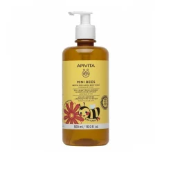 APIVITA Mini Bees Gentle Kids Hair & Body Wash Calendula & Honey 500ml (16.9floz)