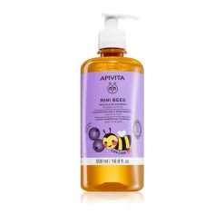 APIVITA Mini Bees Gentle Kids Shampoo Blueberry & Honey 500ml (16.9floz)