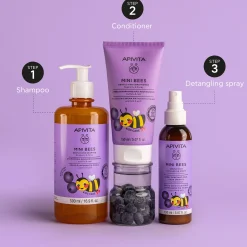 APIVITA Mini Bees Gentle Kids Conditioner Blueberry & Honey 150ml (5.07floz)