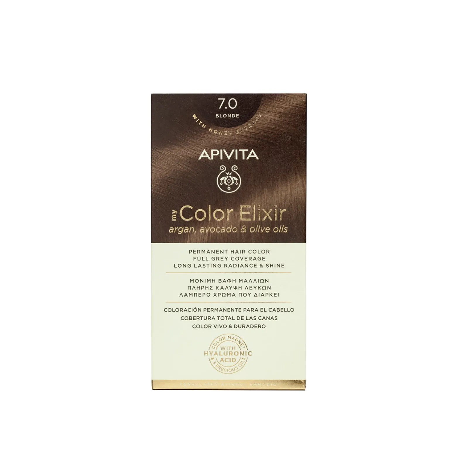 APIVITA My Color Elixir 7.0 Permanent Hair Color