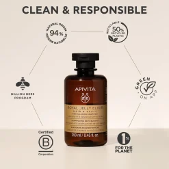 APIVITA Royal Jelly Elixir Revitalizing Shampoo 250ml (8.45floz)