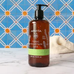 APIVITA Tonic Mountain Tea Shower Gel Essential Oils 500ml (16.91floz)