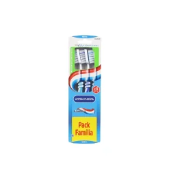 Aquafresh Flexible Cleaning Medium Toothbrush Multiple Colors x3