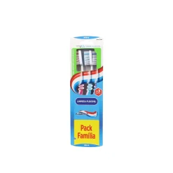 Aquafresh Flexible Cleaning Medium Toothbrush Multiple Colors x3