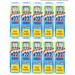 Aquafresh Flexible Cleaning Medium Toothbrush Multiple Colors x3