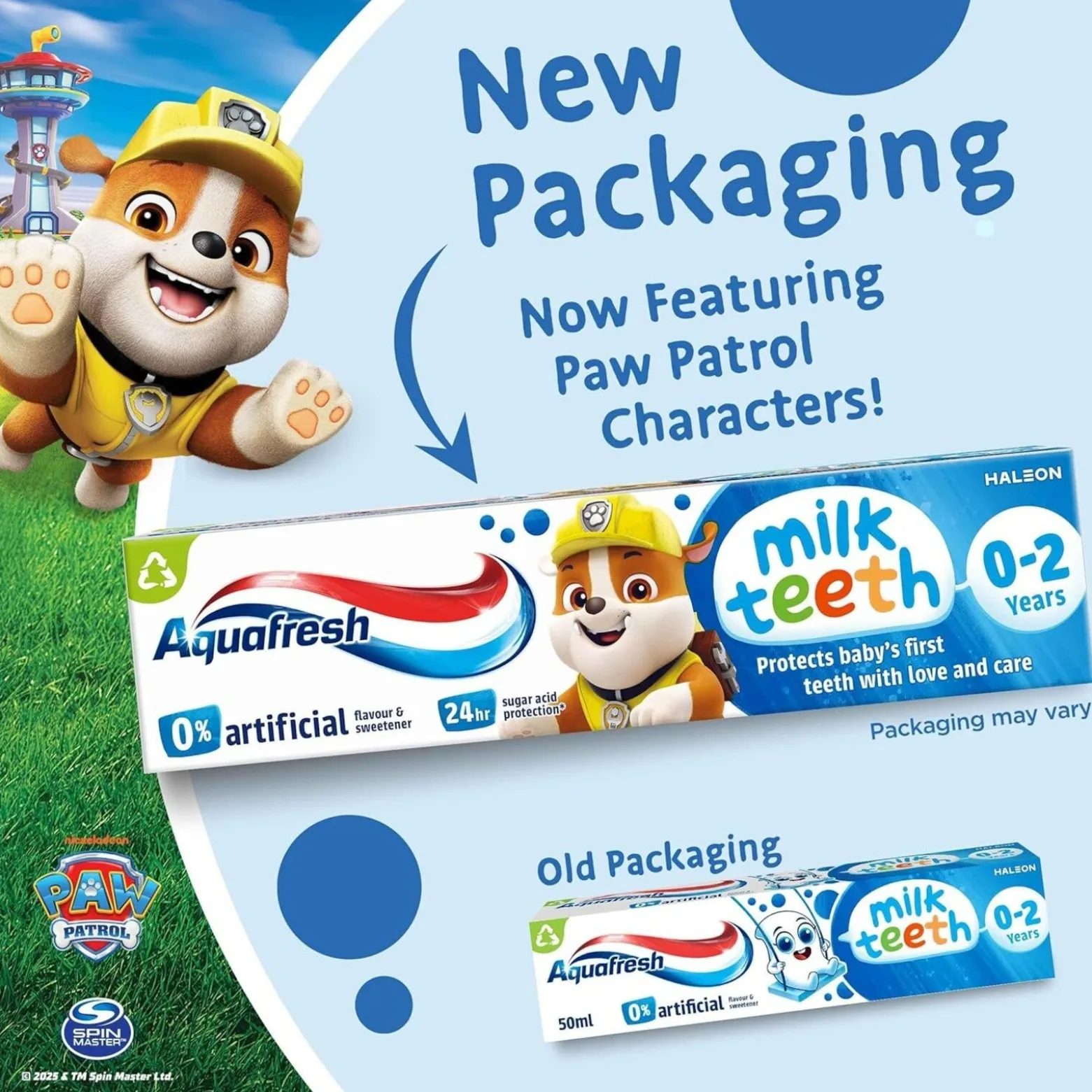 Aquafresh Milk Teeth 0-2 Years Toothpaste 50ml (1.69floz)