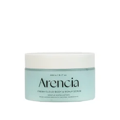 Arencia Fresh Cloud Body & Scalp Scrub French Mint & Lily 260g (9.17oz)