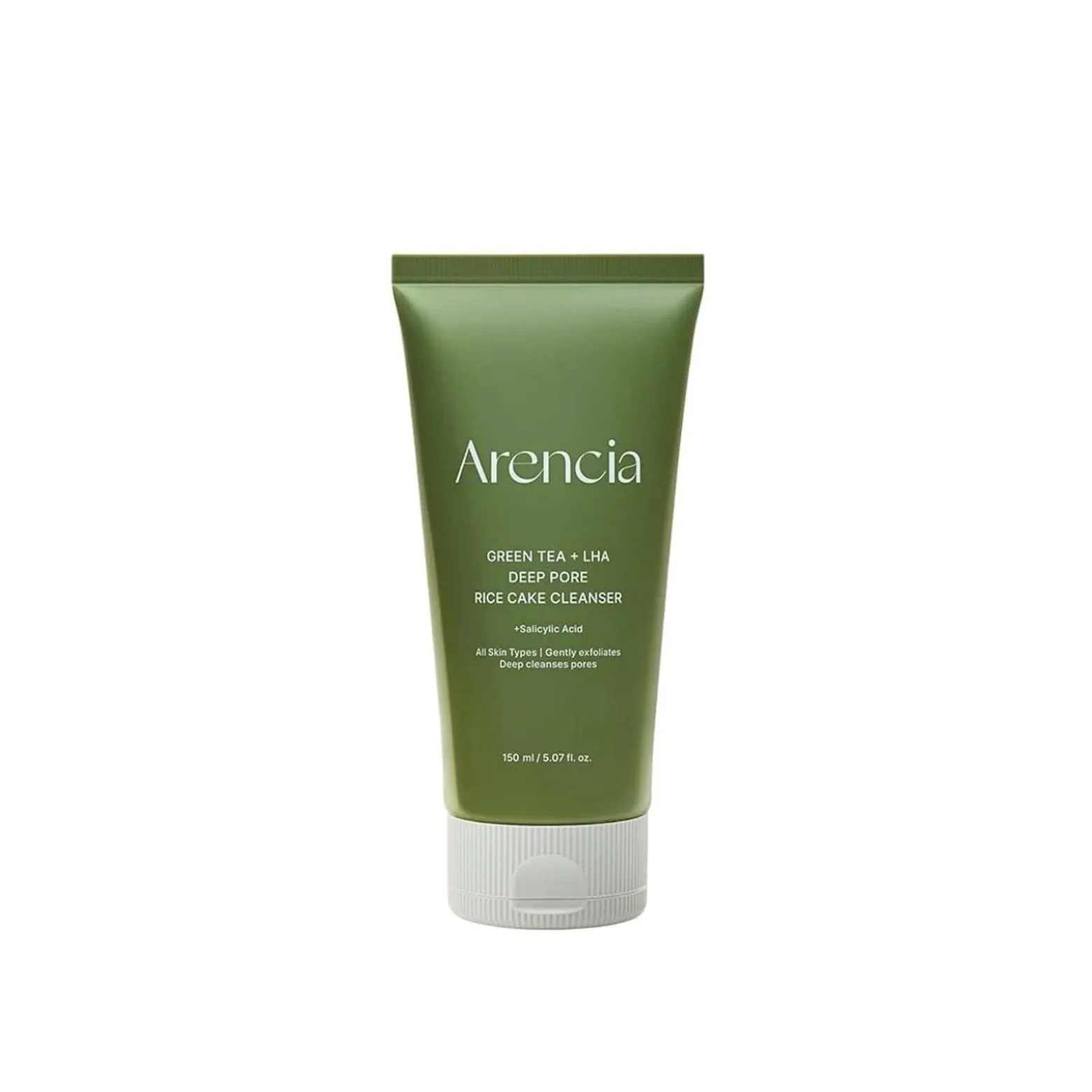 Arencia Green Tea + LHA Deep Pore Rice Cake Cleanser 150g (5.29oz)