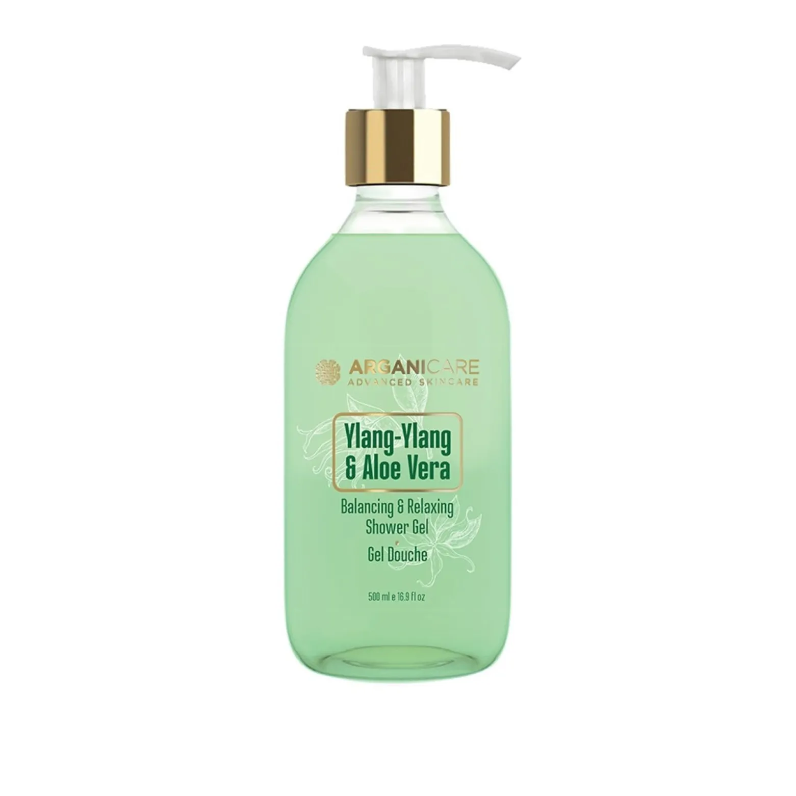 Arganicare Ylang-Ylang & Aloe Vera Shower Gel 500ml (16.9floz)