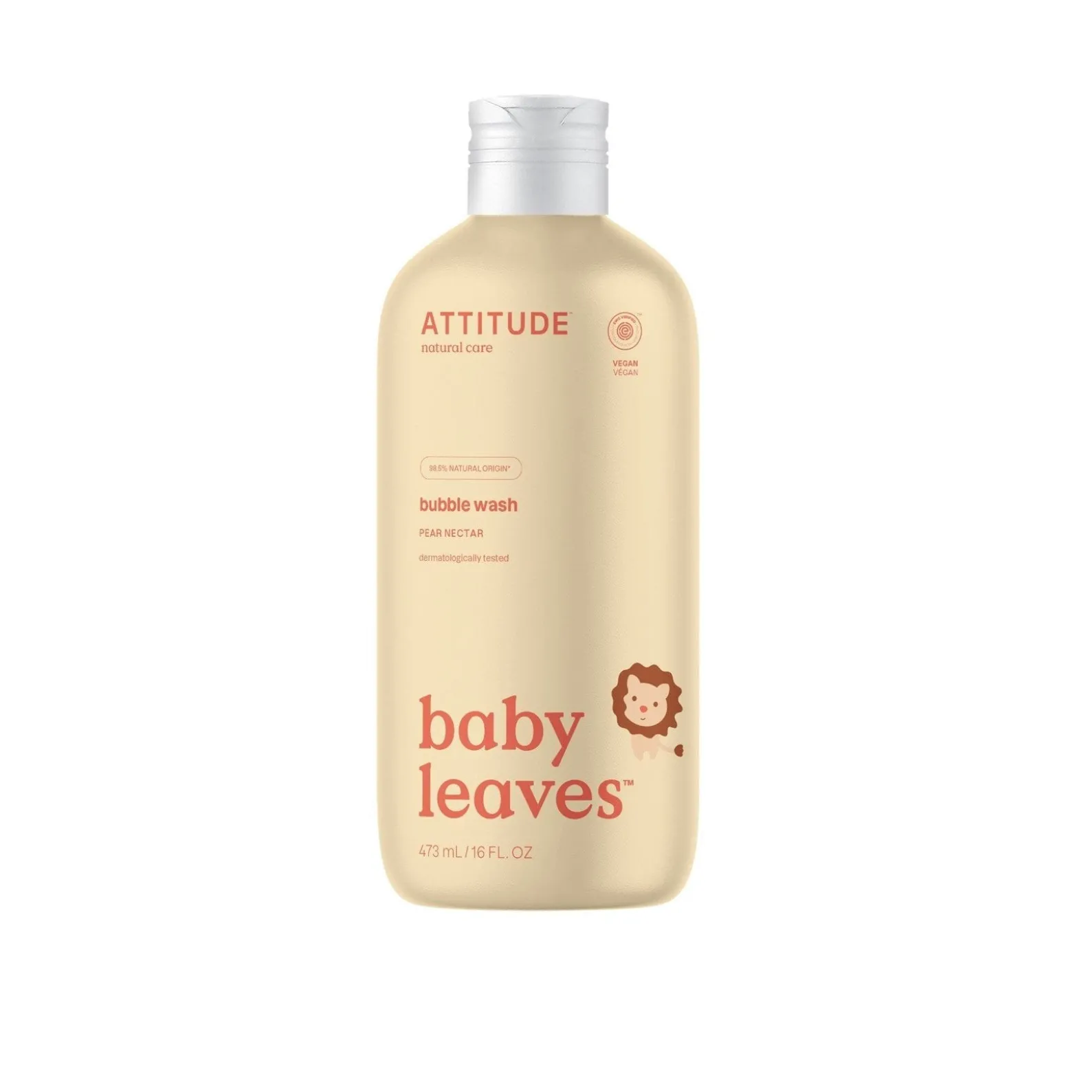 ATTITUDE Baby Leaves Bubble Wash Pear Nectar 473ml (16floz)
