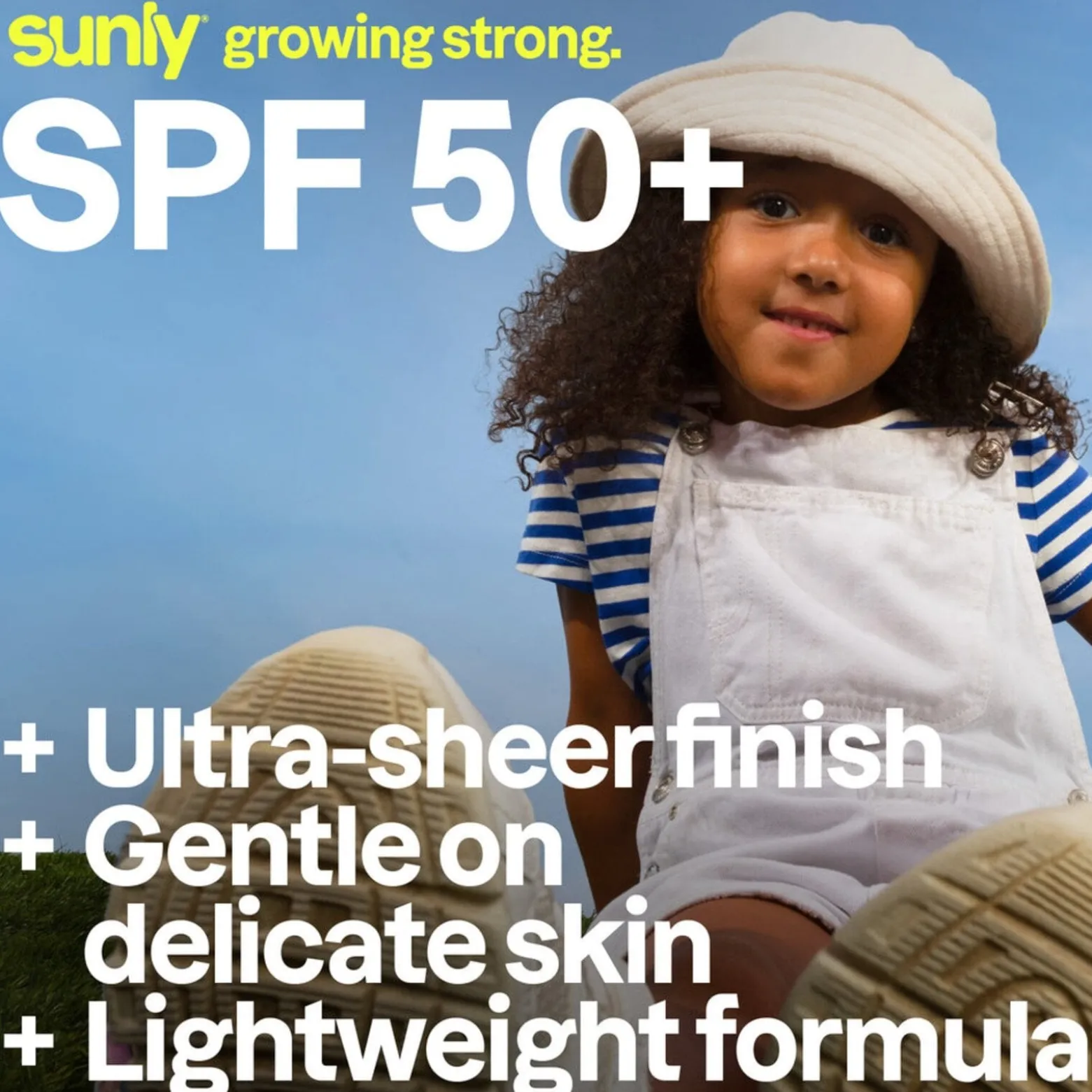 ATTITUDE Sunly Kids Unscented Mineral Sunscreen Spray SPF50+ 75ml (2.5floz)