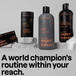 ATTITUDE Super Leaves Men 2-in-1 Nourishing Men Shampoo & Conditioner Patchouli & Bourbon 415ml (14floz)