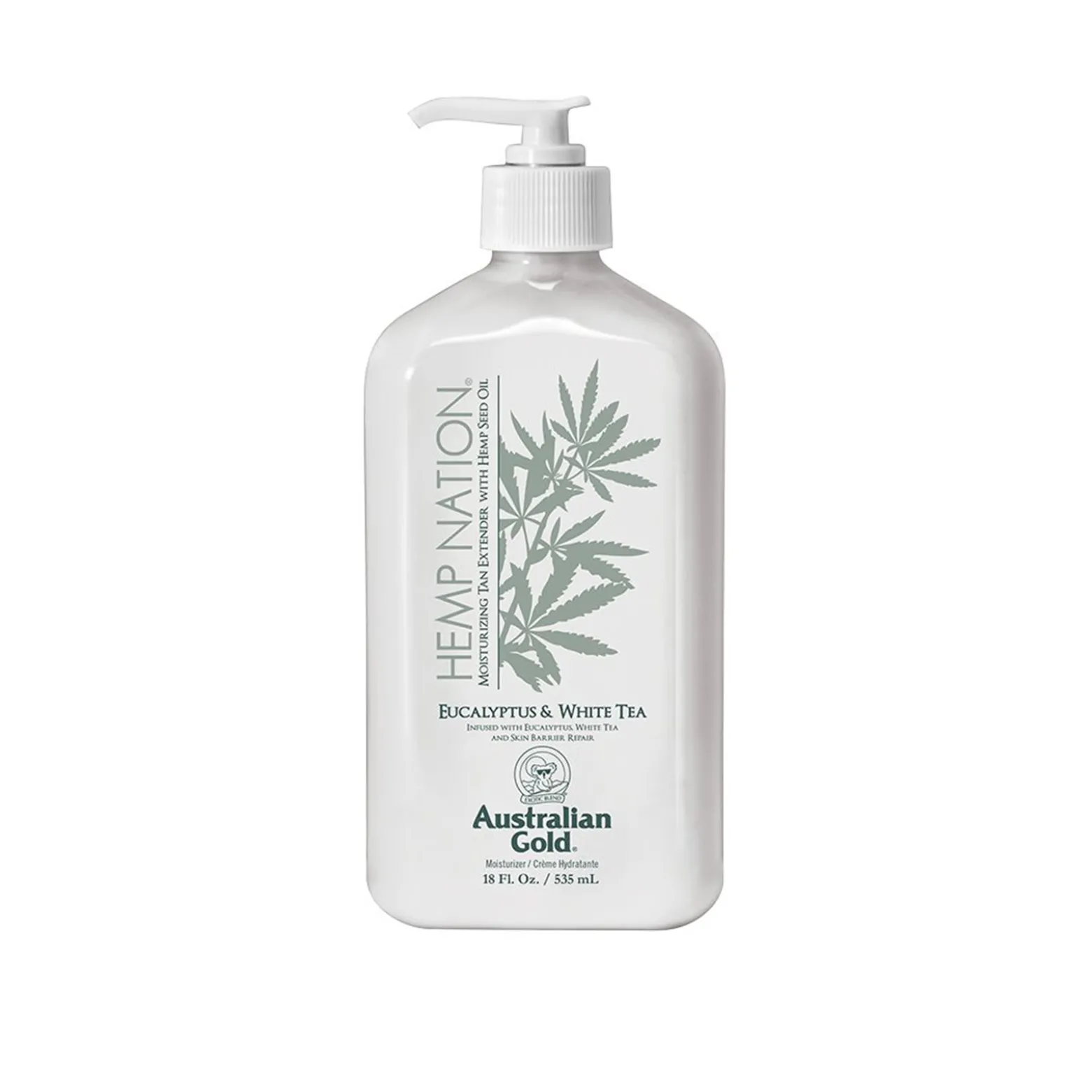 Australian Gold Hemp Nation Eucalyptus & White Tea Moisturizing Tan Extender 535ml (18floz)