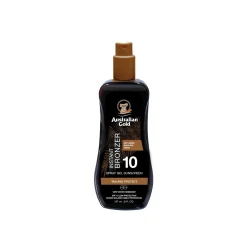 Australian Gold Instant Bronzer Spray Gel Sunscreen SPF10 237ml (8floz)