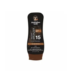 Australian Gold Instant Bronzer Lotion Sunscreen SPF15 237ml (8floz)