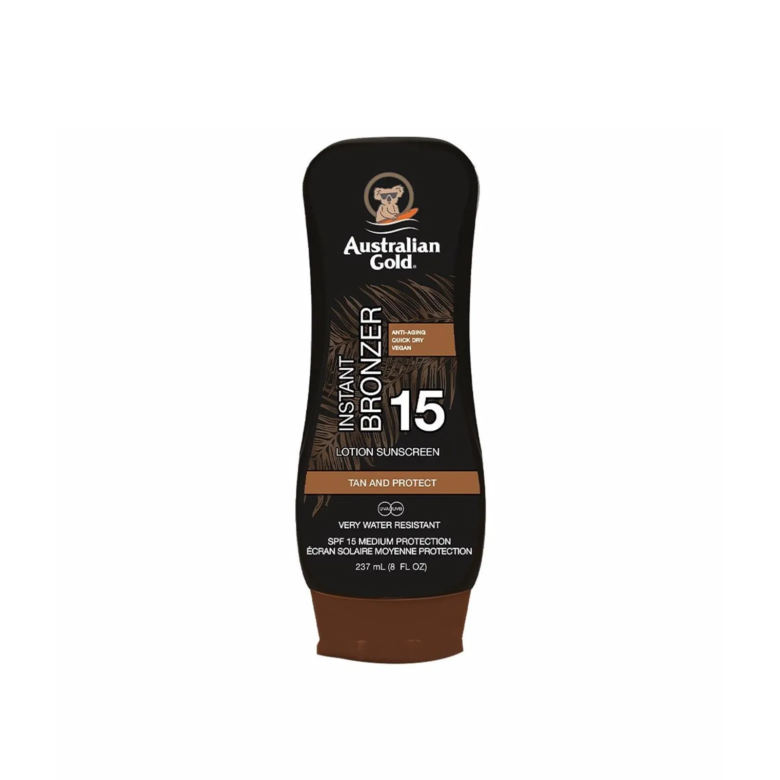 Australian Gold Instant Bronzer Lotion Sunscreen SPF15 237ml (8floz)