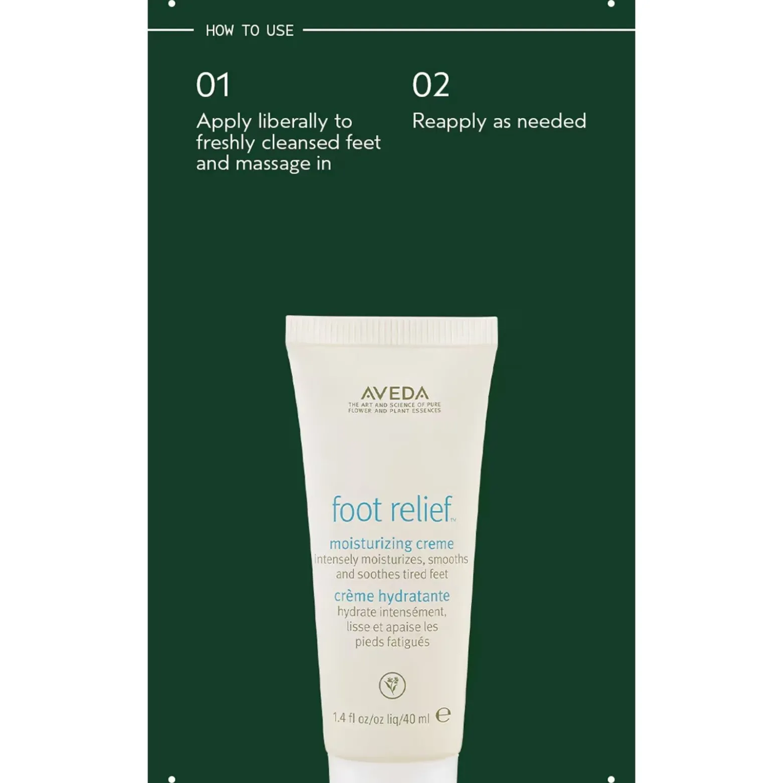 Aveda Foot Relief Moisturizing Creme 125ml (4.2floz)