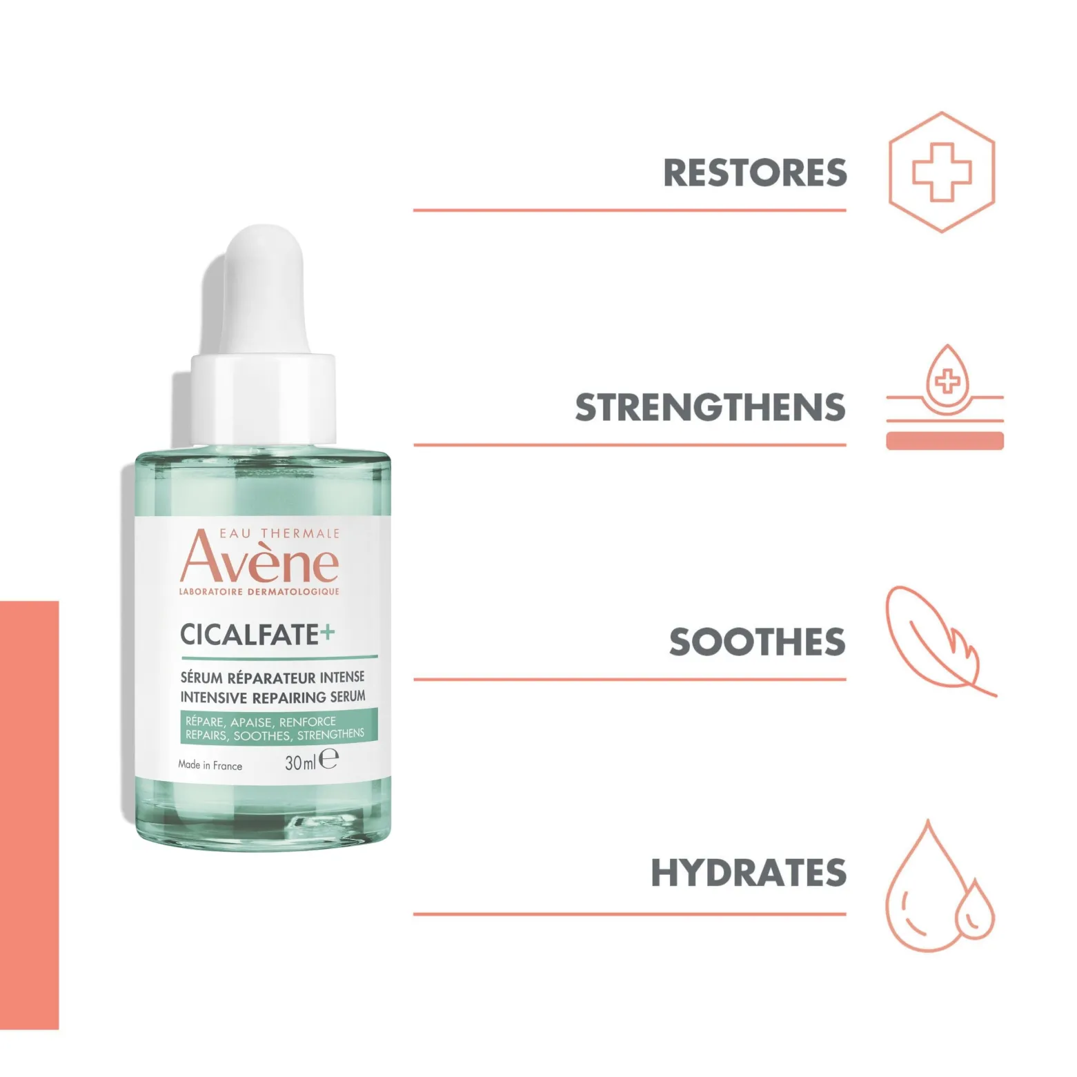 Avène Cicalfate+ Intensive Repairing Serum 30ml (1.01floz)