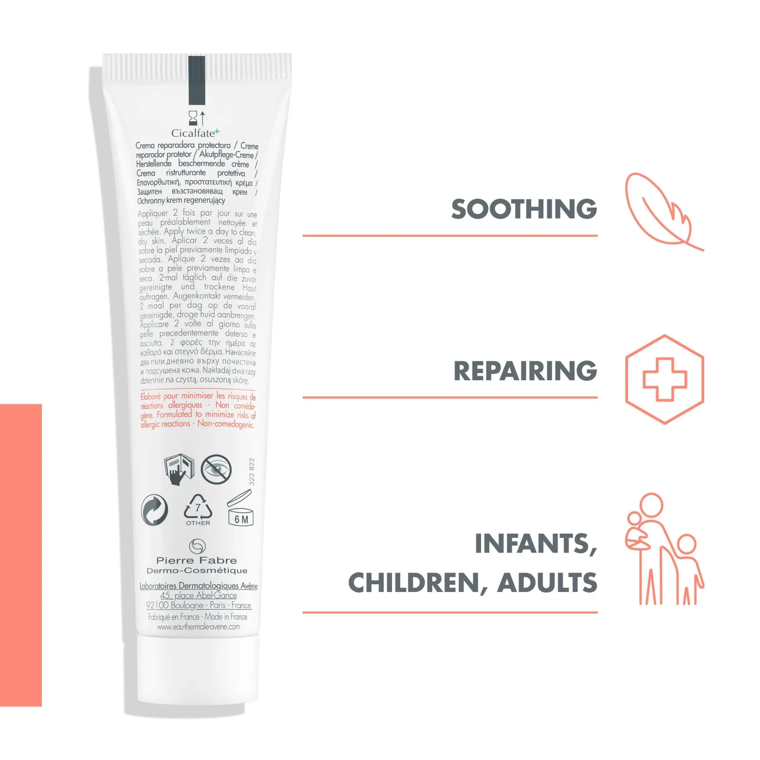 Avène Cicalfate+ Repairing Protective Cream 100ml (3.38floz)