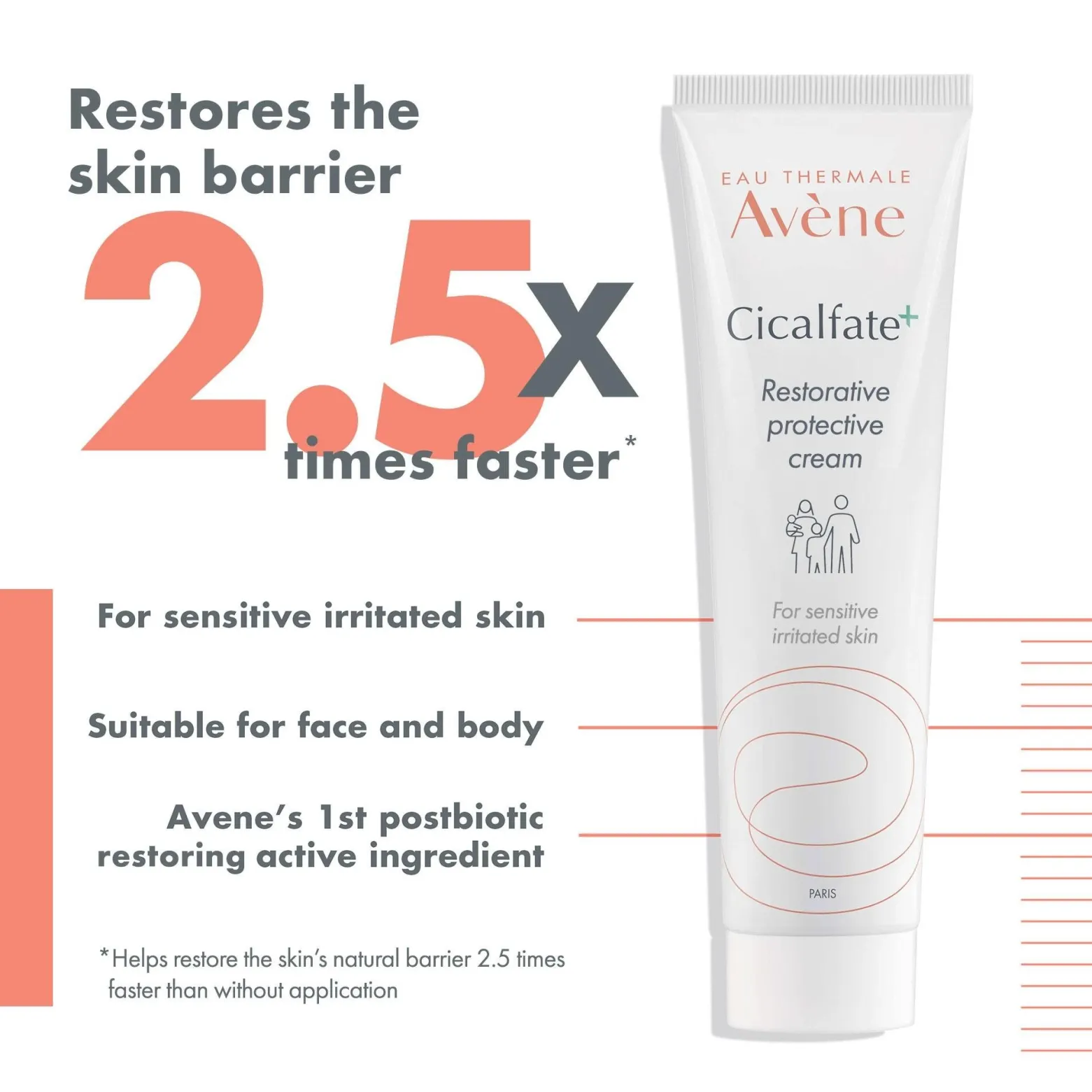 Avène Cicalfate+ Repairing Protective Cream 100ml (3.38floz)
