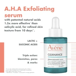 Avène Cleanance AHA Exfoliating Serum 30ml (1.01floz)