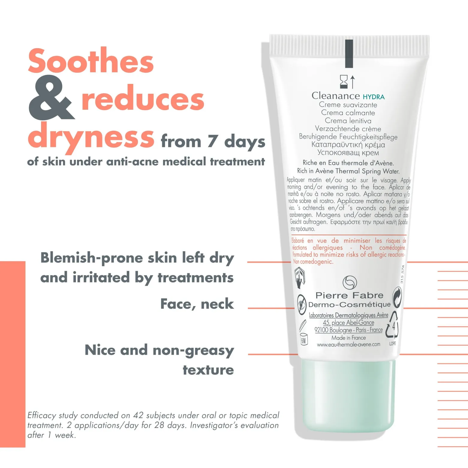 Avène Cleanance Hydra Soothing Cream 40ml (1.35floz)
