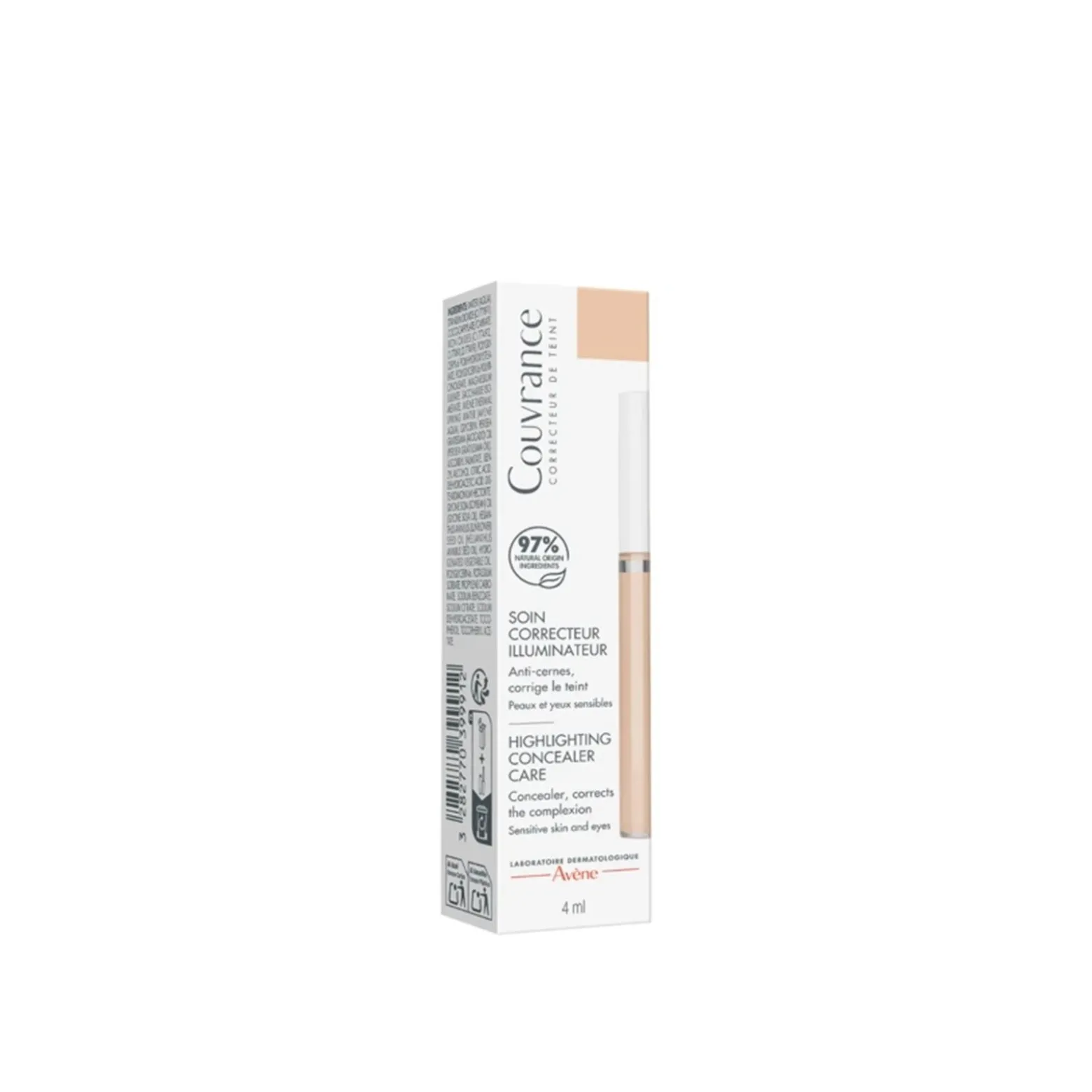 Avène Couvrance Highlighting Concealer Care Beige 4ml (0.14floz)