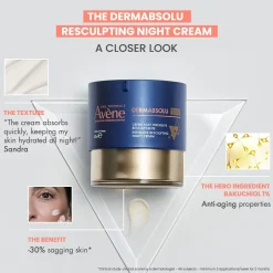 Avène Dermabsolu Intensive Resculpting Night Cream Anti-Aging 40ml (1.35floz)