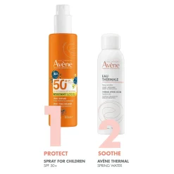 Avène Sun Very High Protection Resistant Sunscreen Spray for Children SPF50+ 200ml (6.76floz)