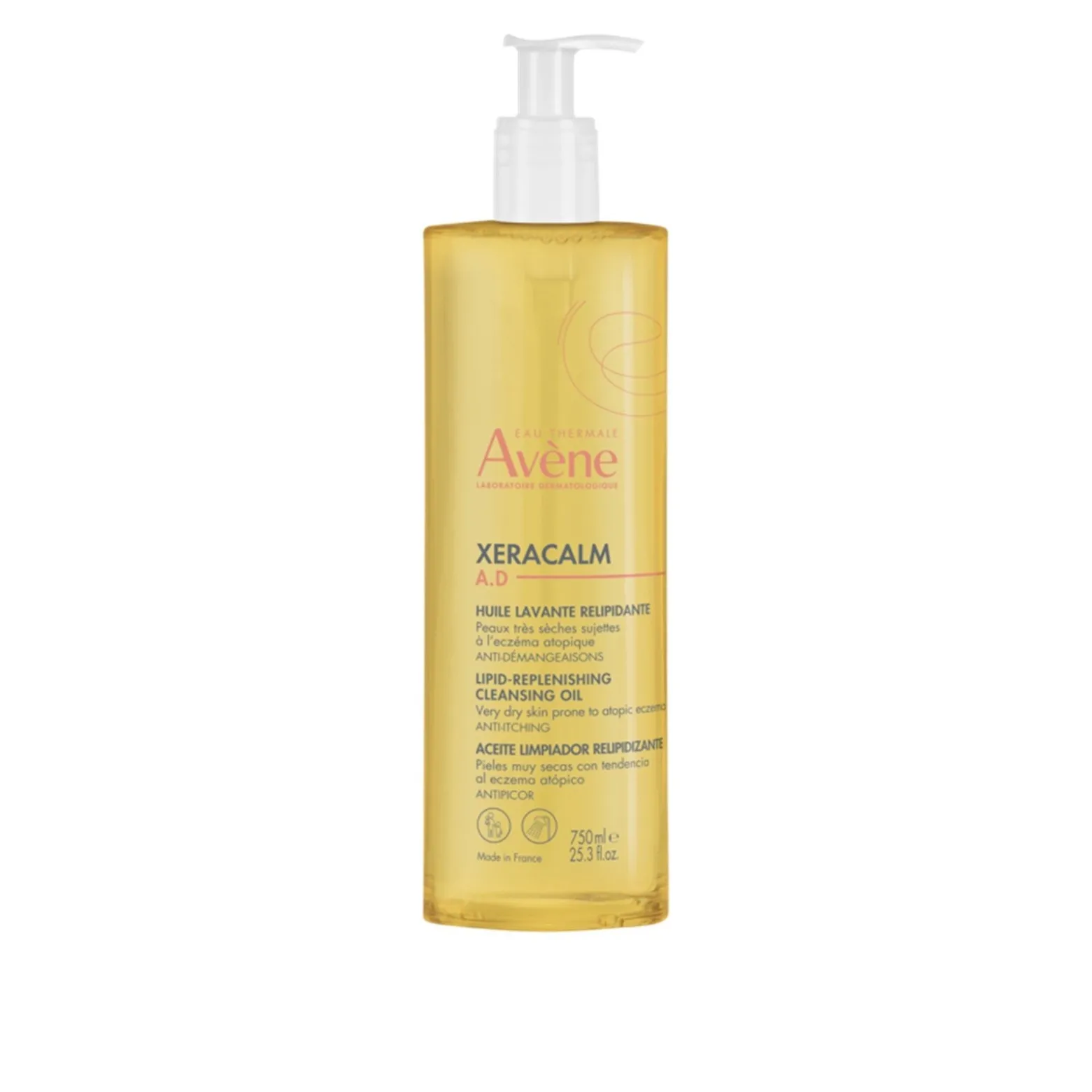 Avène XeraCalm A.D Lipid-Replenishing Cleansing Oil 750ml (25.3floz)