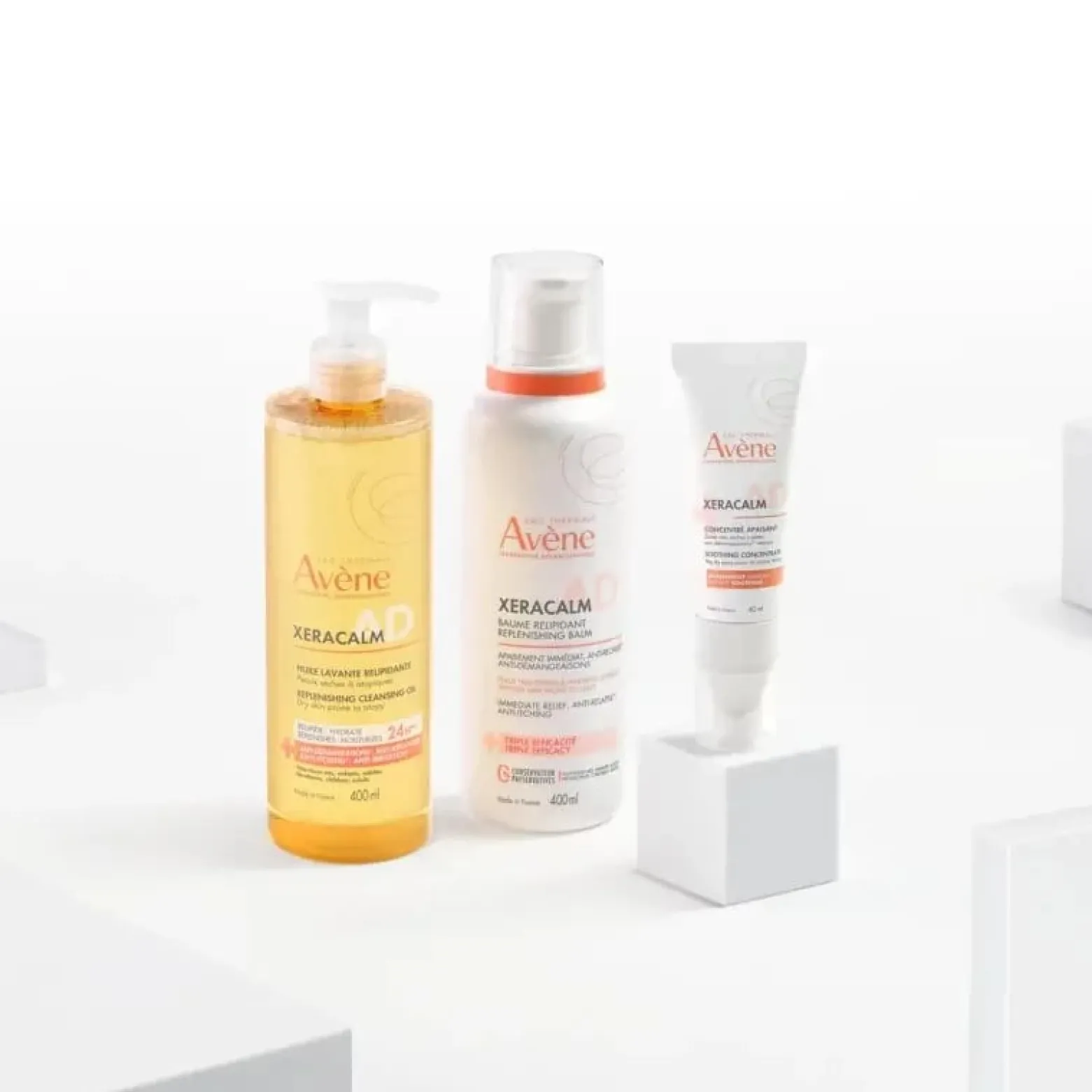 Avène XeraCalm A.D Replenishing Cleansing Oil Eco-Refill 400ml (13.52floz)