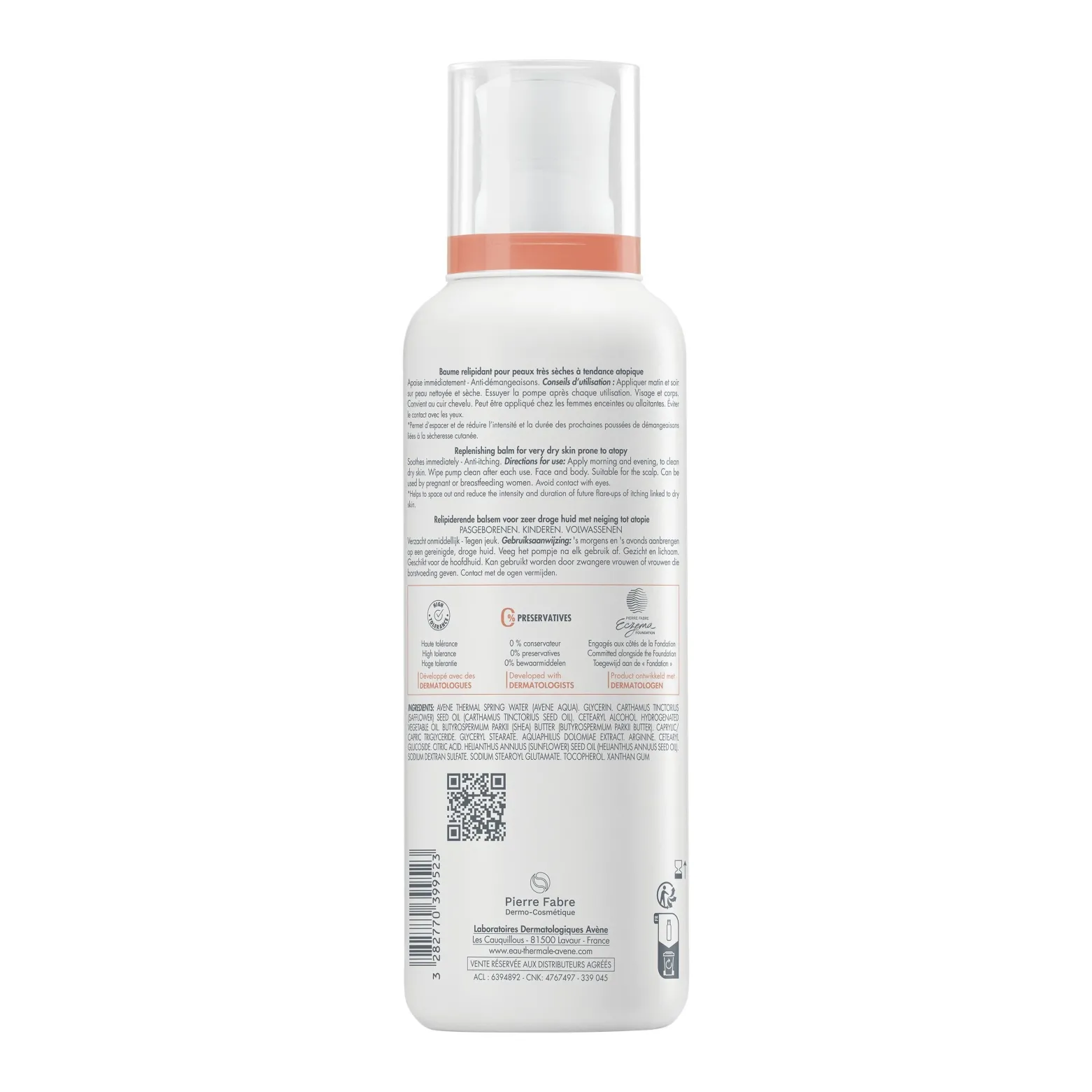 Avène XeraCalm A.D Replenishing Balm 400ml (13.53floz)